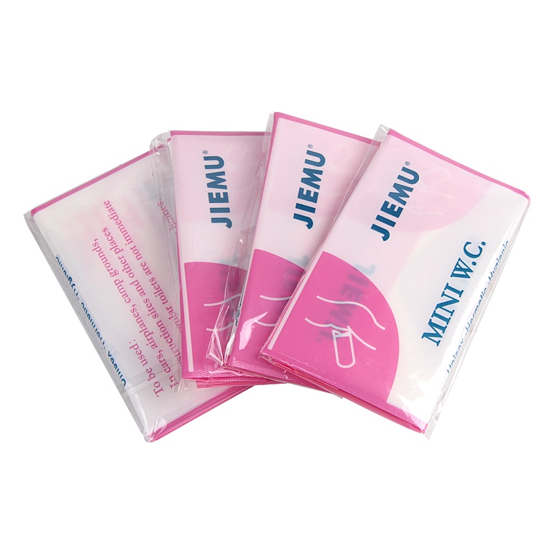 趣行 700ml密封尿袋 汽车自驾堵车男女通用车载小便尿袋 吸水凝固 迷你马桶 4片装