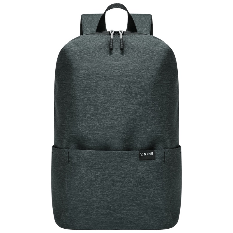第九城（V.NINE） 双肩包男女出游背包平板电脑包情侣款学生休闲书包