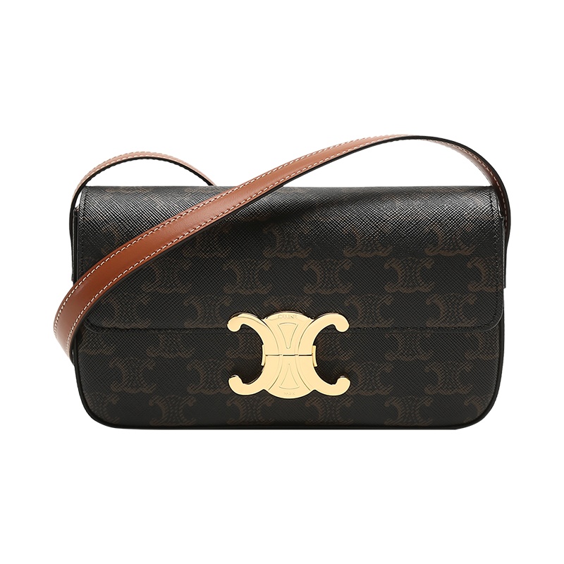 赛琳/思琳 CELINE 女士 涂层帆布TRIOMPHE手提单肩包194142CUZ