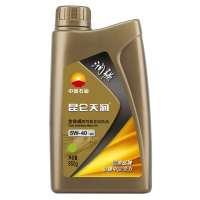 中国石油 昆仑润滑油 昆仑天润 润强 5W-40 SN级 汽油机油 全合成机油 0.85kg 1L