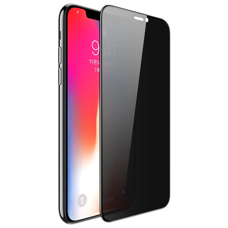 古尚古iPhone11钢化膜12Pro Max防偷窥膜苹果X防窥XR全屏7/8plus防窥膜iPhoneXR/XsMax
