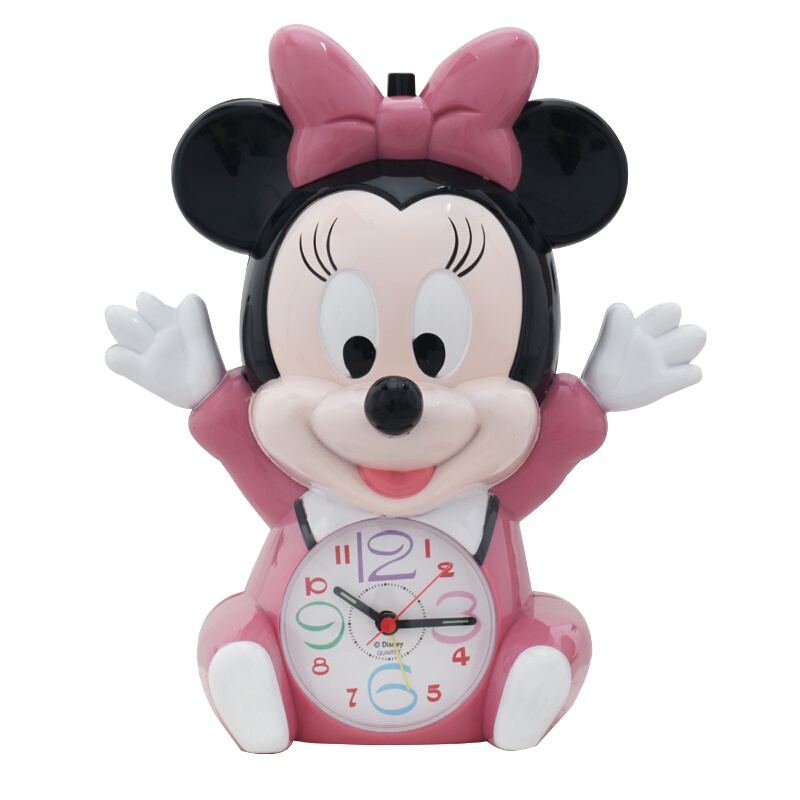 迪士尼（Disney）儿童闹钟 创意卡通米奇语言闹表卡通懒人床头学生闹钟 83720