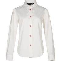 LOVE MOSCHINO 女士棉质长袖衬衫WCD89 00 S3509