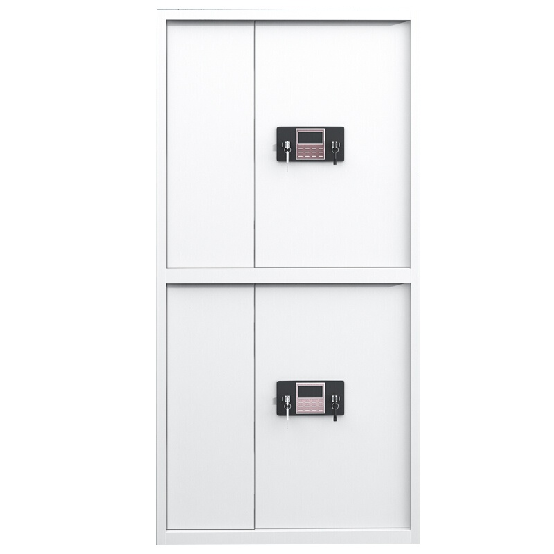 【一鹏】文件柜防撬牢靠电子保密柜加厚钢板办公柜铁皮保险柜档案柜资料柜指纹锁 1850*900*420mm