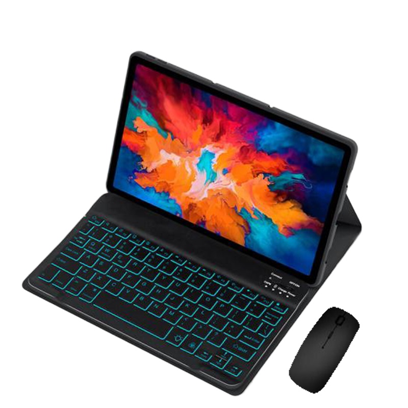 联想小新pad键盘保护套11.5英寸软壳硅胶外接蓝牙键盘 鼠标套黑键盘蓝光