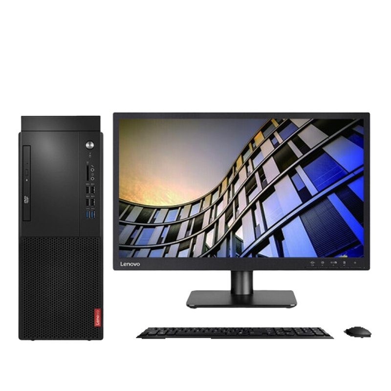 联想启天M428-N000I5-9500/8G/1T/2G独显/WIN10/23.8WLED ,含显示器可装win7系统