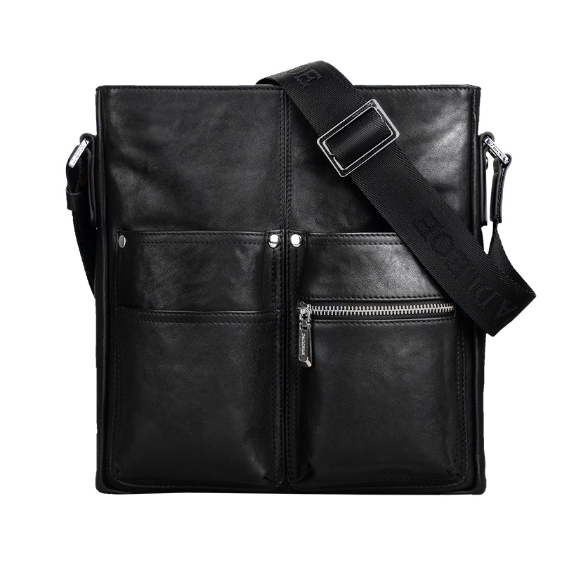 【顺丰配送】男士单肩包斜挎包男单肩包大容量男式挎包单肩包男士休闲包包真皮单肩包男包单肩包男潮GNB171093-4H