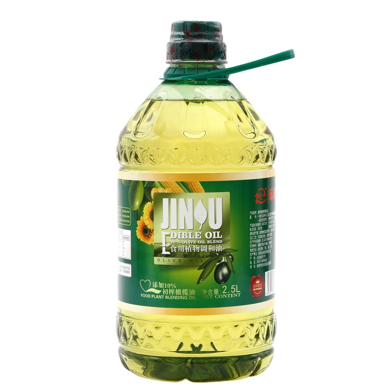 金曲 初榨橄榄调和油食用橄榄油2.5L批发烹饪凉拌炒菜