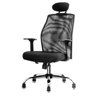 得力（deli）4904 电脑椅 办公椅家用午睡电脑椅子升降转椅座椅人体工学椅凳子 升级版钢质五星脚