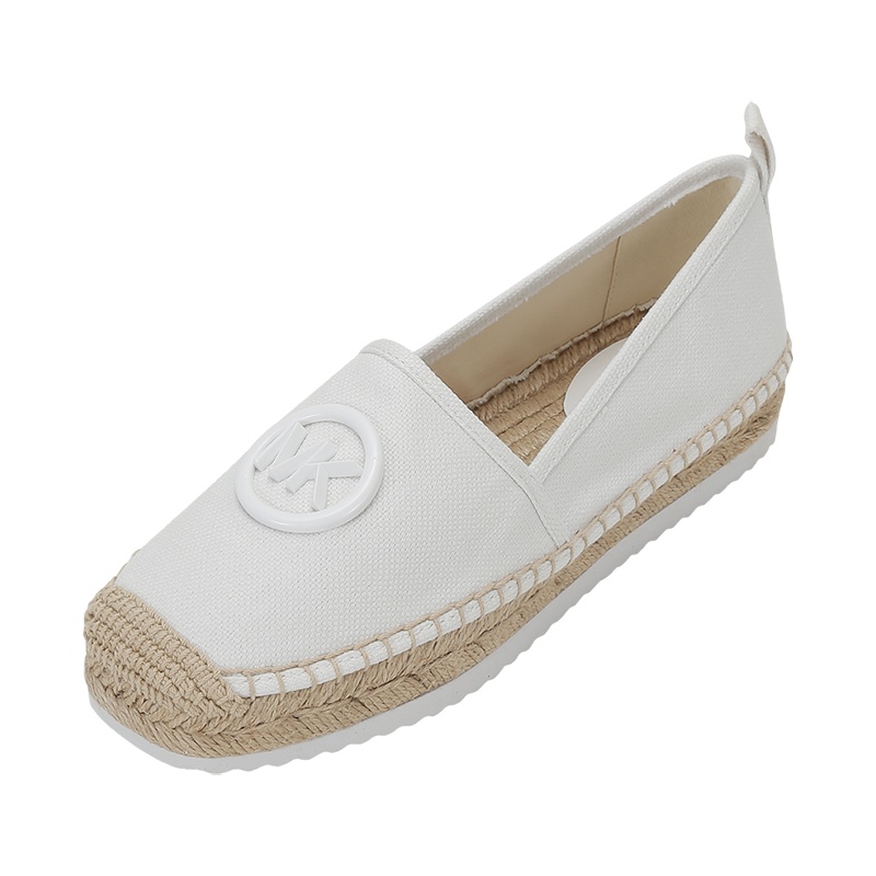 迈克·科尔斯 MICHAEL KORS 女士 织物渔夫鞋麻编鞋平底鞋40S1LNFP2D