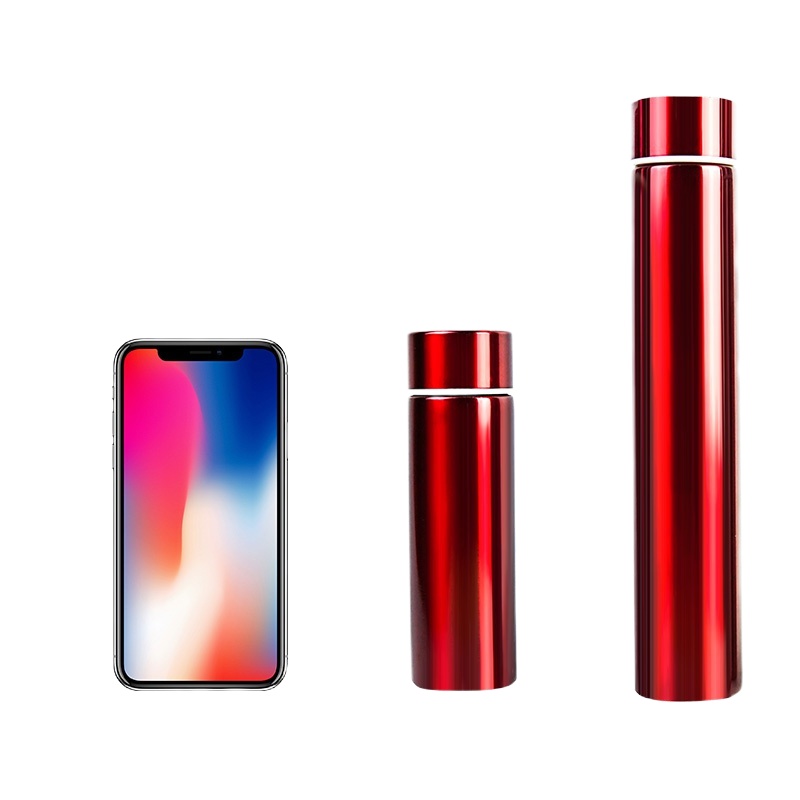 三维工匠迷你小保温杯便携小巧细长款女学生小容量韩版防狼棒150水杯子 炫彩绿防狼杯送绒布袋+杯刷