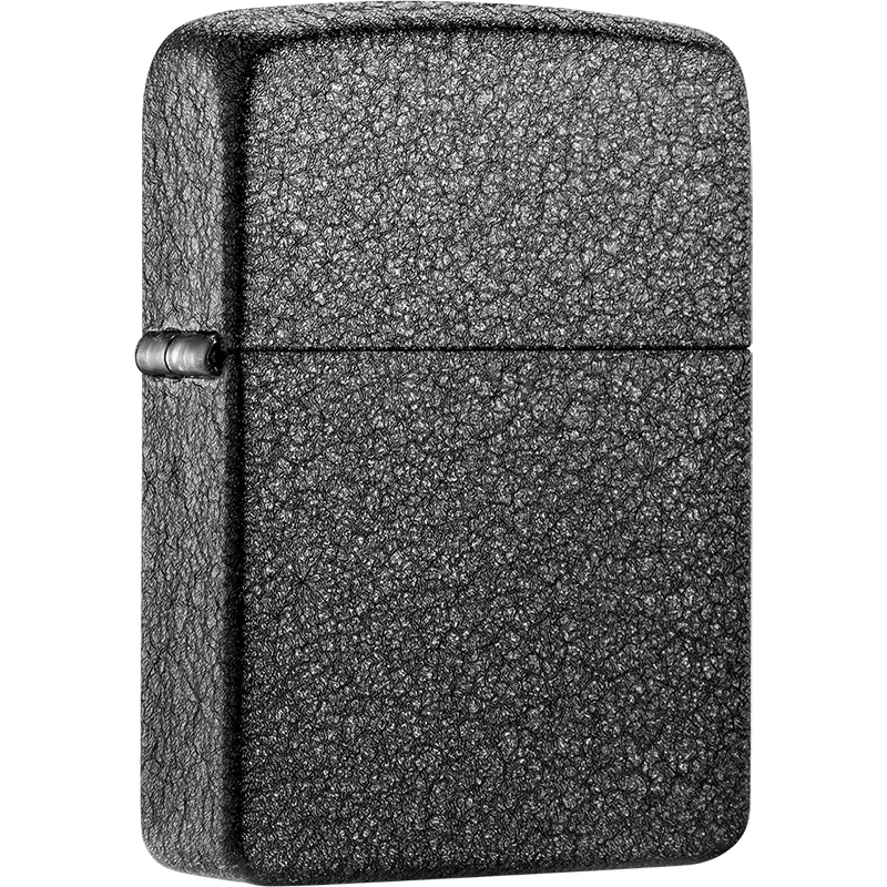 ZIPPO芝宝打火机美国原装ZIPPO之宝打火机红复刻黑裂漆之宝打火机28582-043433