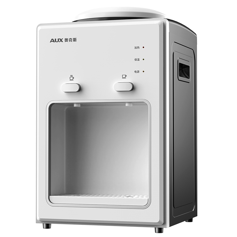 奥克斯/AUX 自营饮水机 白色 小型家用宿舍迷你温热即热茶饮机 直饮两用自动茶吧桶装水净水YT-5-E