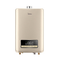 美的(Midea)家用燃气热水器JSQ25-13HXN 液晶触控大屏 水气双变频 AI智能变升 WIFI智控 双重防冻