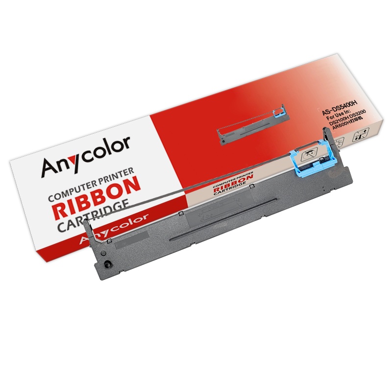 欣彩 DS5400H色带(色带架含芯)黑色单支装(适用得实DS2100H DS3200)色带芯: 12.7mm*20m