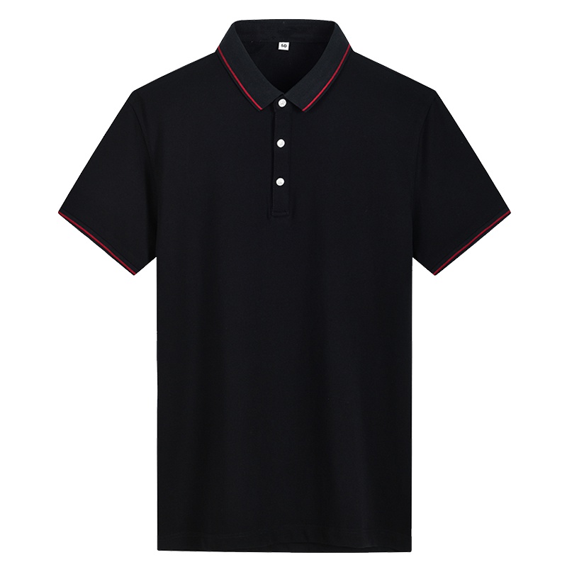 袋鼠(DAISHU) 夏季薄款纯棉亲肤商务翻领短袖T恤 DS03T18307S1