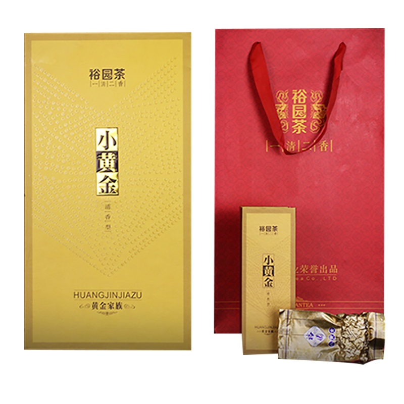 裕园茶 乌龙茶安溪铁观音茶叶清香型礼盒装可定制 黄金家族小黄金 280g