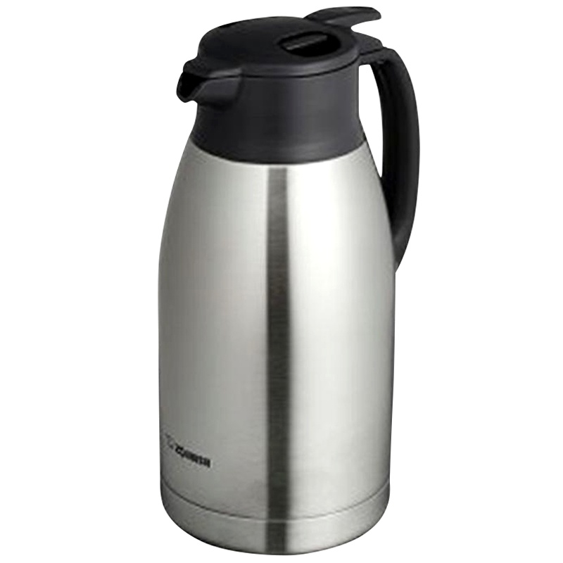 [持久保温]象印(ZOJIRUSHI) 304不锈钢真空通用保温壶 SH-HB19 XA 1.9L 银灰色