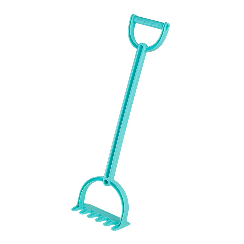 babycare儿童沙滩玩具铲子桶小孩宝宝玩沙 儿童玩雪神器工具套装 儿童沙耙玩具海雾蓝