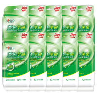 消毒湿巾小包便携式随身装擦手卫生湿纸巾非75酒精医用 单片装【6包60片】