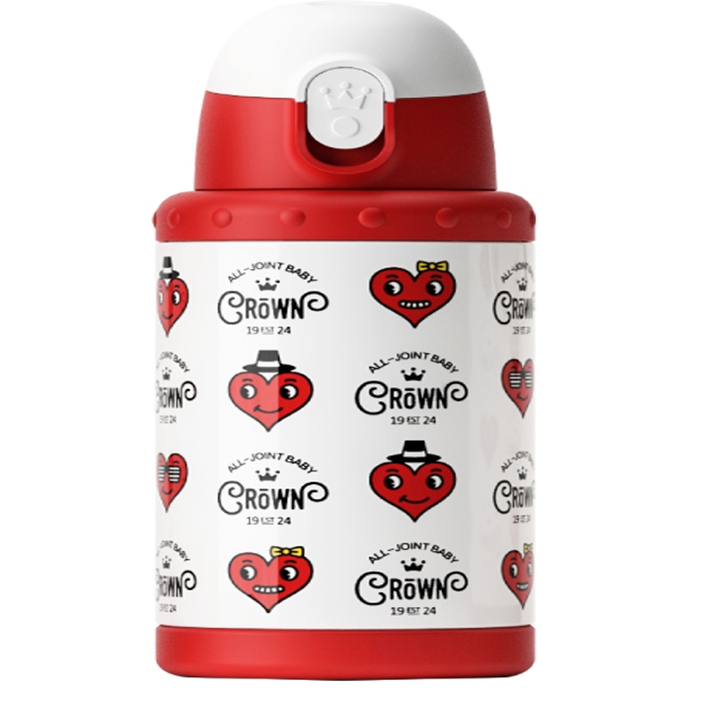 ALL-JOINT优仅儿童保温杯配件吸管杯学生水壶儿童水杯316不锈钢550ml