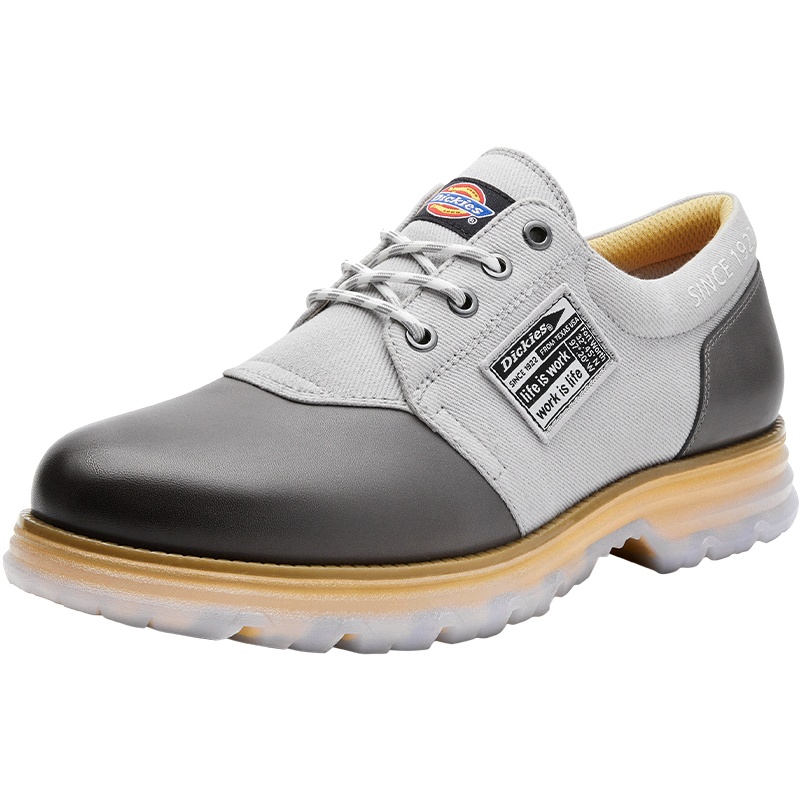 Dickies男鞋休闲皮鞋男2021新款工装鞋真皮大头鞋春季男士马丁鞋203M50LXS95