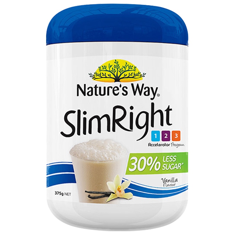 [有效期21年1月1日]Nature's Way SlimRight 香草味 奶昔 乳清蛋白 375克/瓶