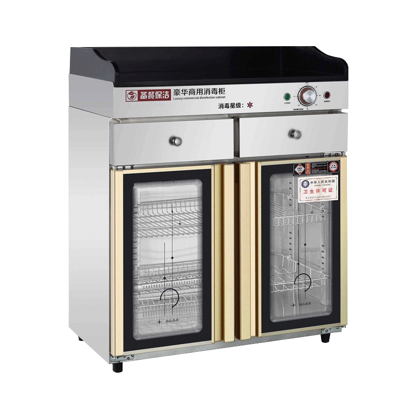 乐创(lecon) 商用多功能热风循环消毒柜LC-J-XD430A2 展示式 双门 320L