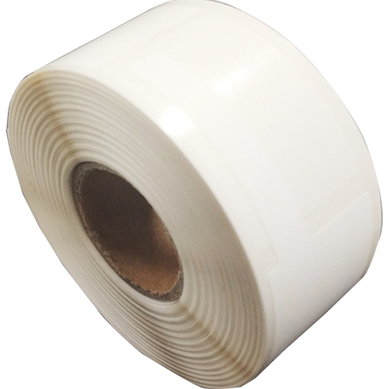 开仰(KAIYANG)P-64-W-01/不干胶标签纸/手持机打印F型尾签64*32+35mm/150片/卷 白色