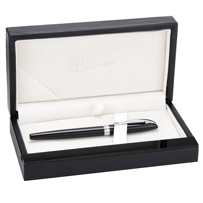 毕加索(PICASSO)PS-83纯黑/珍珠白8K金笔钢笔/墨水笔/财务笔