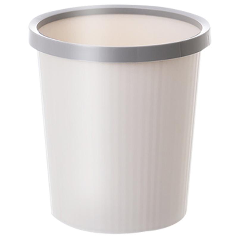 三圣 垃圾筒圾垃桶压圈无盖垃圾桶家用卫生间办公室宿舍卧室客厅简约纸篓