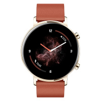 HUAWEI WATCH GT 2 时尚款 栗木红(42mm)华为智能手表 麒麟A1芯片 强劲续航 百种运动模式