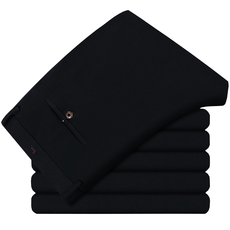 卡帝乐鳄鱼休闲裤男直筒长裤薄款男士弹力裤中腰裤BCP103T