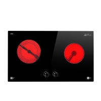 米技(MIJI)Gala III 3500W 家用电陶炉双灶 双眼电磁炉 内嵌式设计 嵌入式电陶炉 家用辅热炉