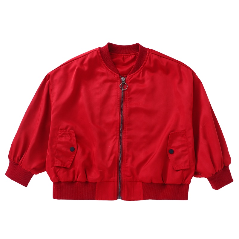 龙之涵(LONGZHIHAN)童装儿童外套2021新款春装男童上衣女童棒球服童潮