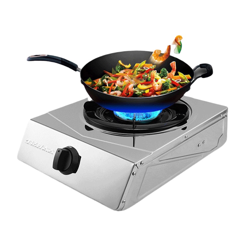 生活好太太 大火力燃气灶不锈钢面板台式台灶 JZY-1Q Y158(液化气)