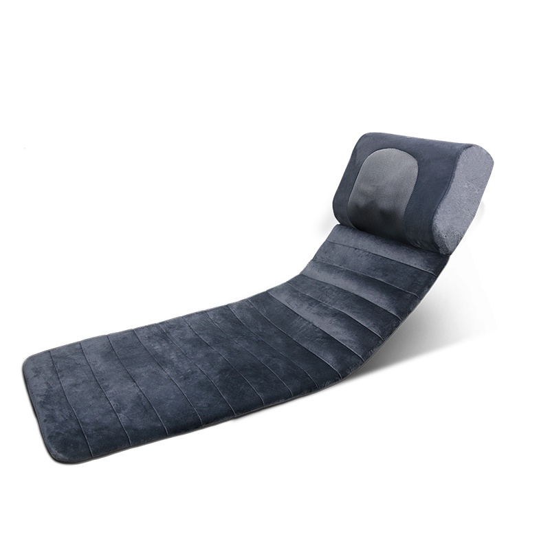 何浩明电动按摩床垫多功能全身颈椎按摩器腰部震动热敷家用按摩器