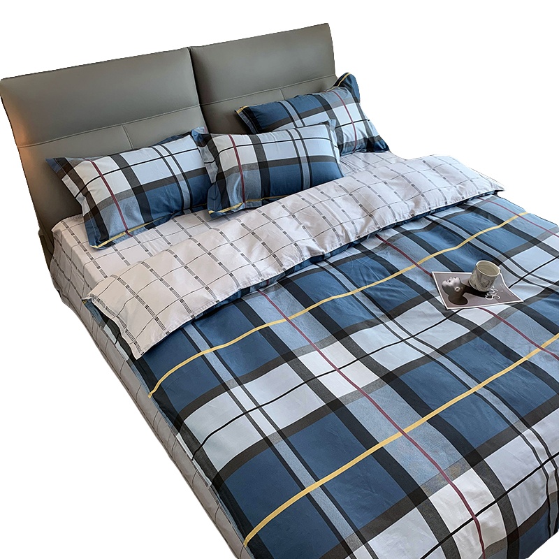 南极人(NanJiren)家纺 北欧风ins纯棉床上四件套100全棉可爱儿童宿舍床品床单三件套被套