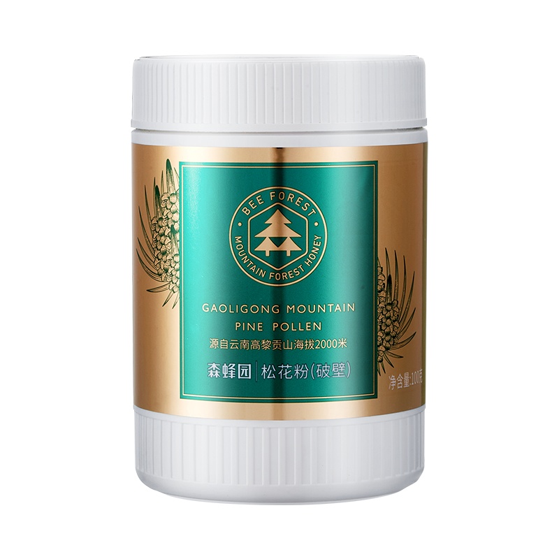 [苏宁超市]森蜂园 天然破壁松花粉 100g
