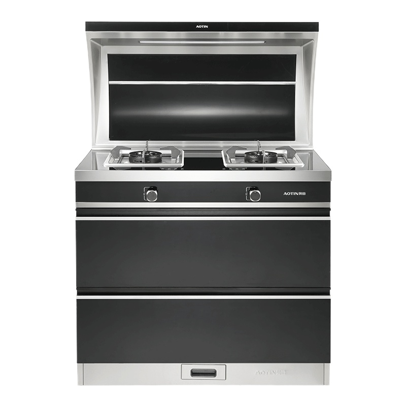 奥田(AOTIN) 90TX烟灶消一体集成灶家用侧吸式抽油烟机燃气灶消毒柜集成环保灶