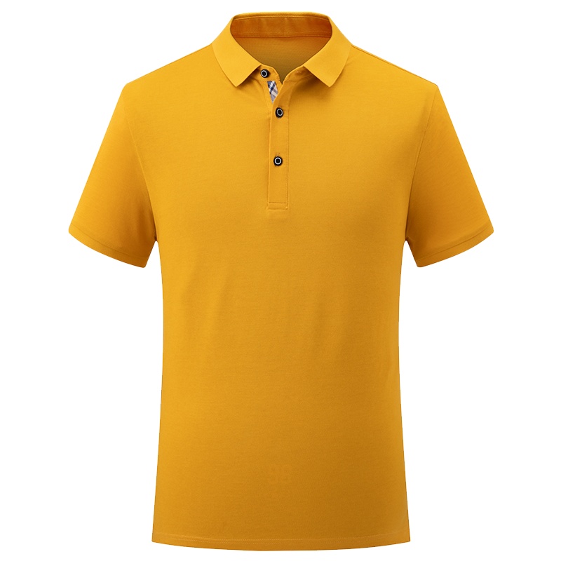 雅鹿男装POLO衫男夏季垂顺透气光泽男士短袖T恤YL-HY801