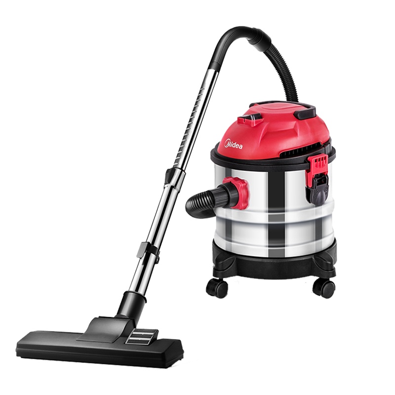 美的(Midea)吸尘器 桶式家用 1200w大功率 干湿吹三用 商用家用工业用吸尘机T3-L151E1