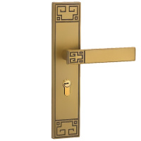 锌合金双舌静音款室内机械执手门锁卧室卫生间通道过道门锁