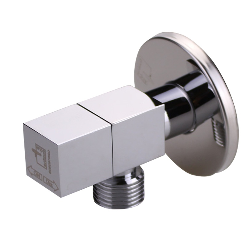 潜水艇F303台盆马桶热水器全铜冷热水加厚防爆通用止水三角阀开关