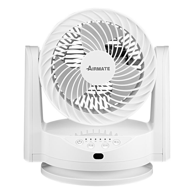 艾美特(Airmate)空气循环扇三档调节循环对流送风强中弱三档调节家用办公室预约定时风扇台扇 电风扇 FB1562R