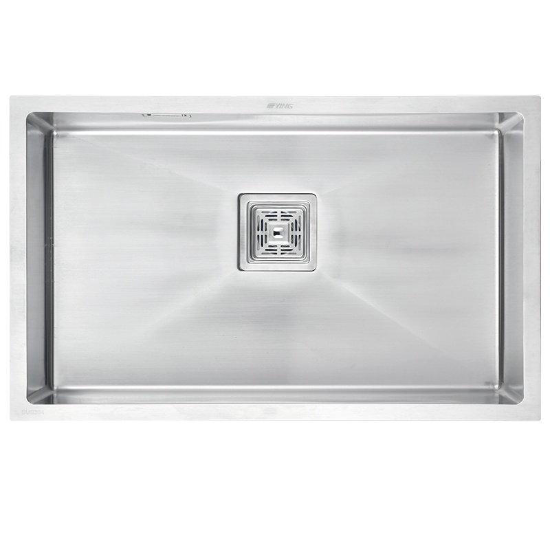 鹰卫浴ying厨房水盆不锈钢水槽台下盆厨房嵌入式水池洗碗槽大单盆洗菜盆单槽