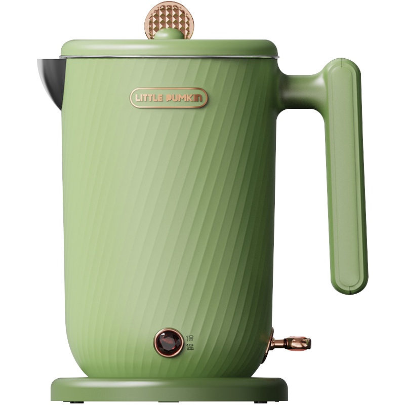 小南瓜电热水壶K1家用恒温烧水壶保温一体自动不锈钢煮开水壶电水壶薄荷绿