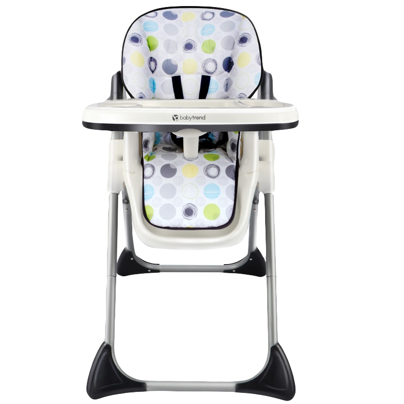 美国BABY TREND宝宝餐椅儿童吃饭座椅可折叠多功能便携婴儿椅子合金钢材质 可承重40KG