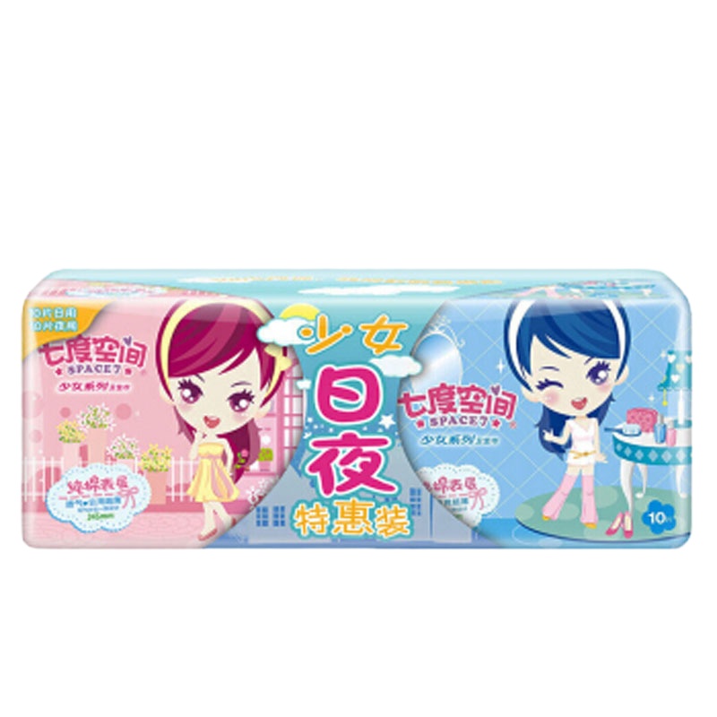 七度空间 QSC6110+QSC6210 卫生巾日夜组合装12包/箱