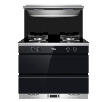 [苏宁自营]TCL 升级 自动清洗 钢化玻璃 侧吸式 环保 油烟机灶具套餐 厨房一体 家用 天然气/ 液化气 集成灶